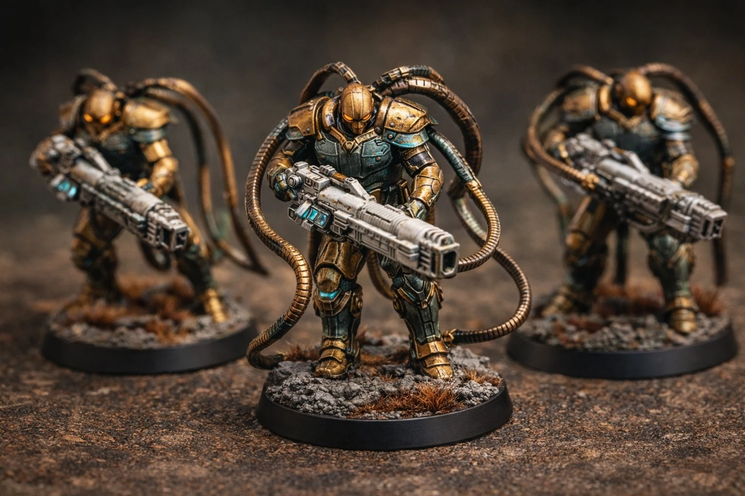 Warshard Rift Breaker miniatures ready for tabletop play